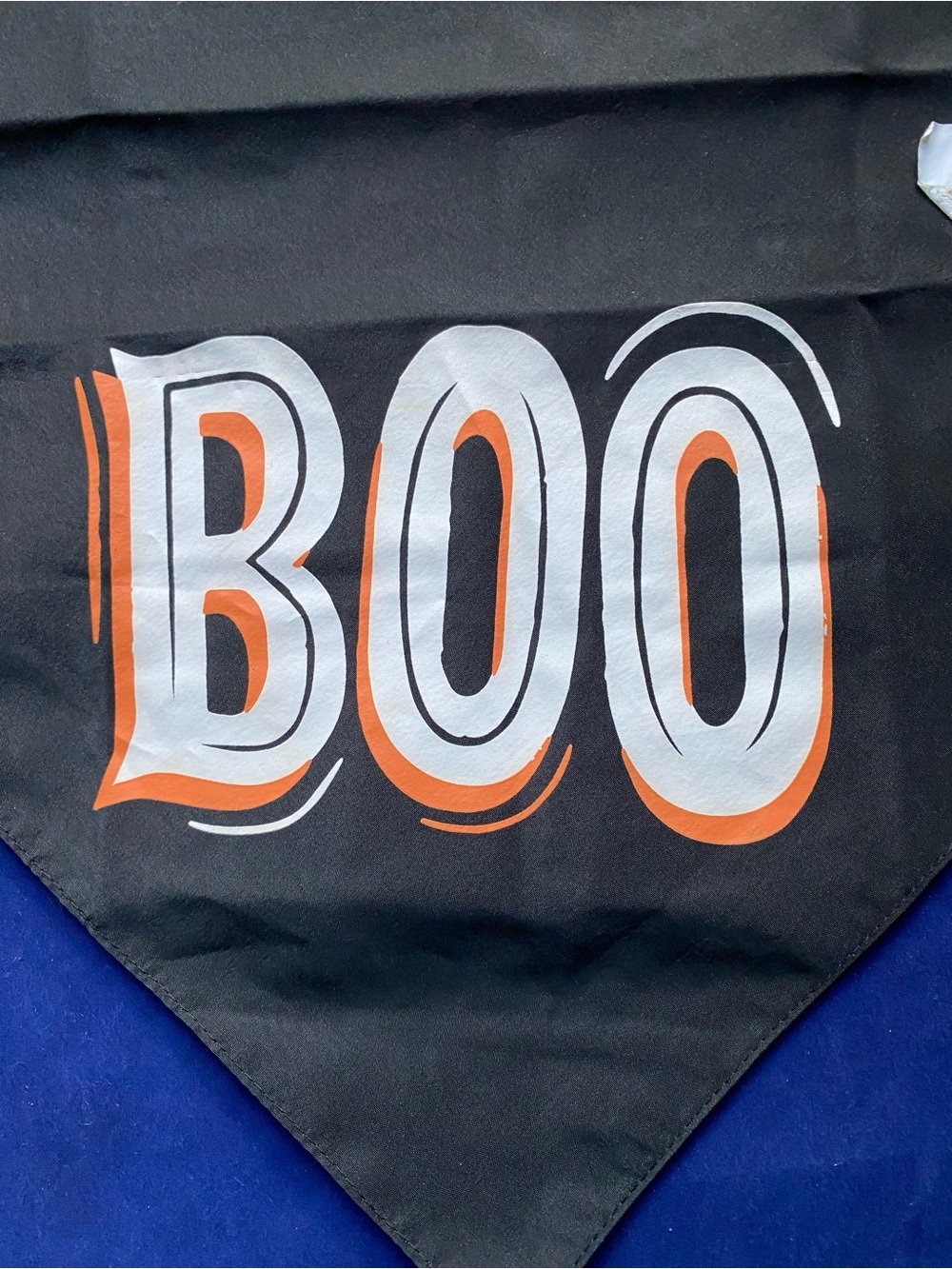 New Halloween “Boo” & Pumpkin Dog Bandanna